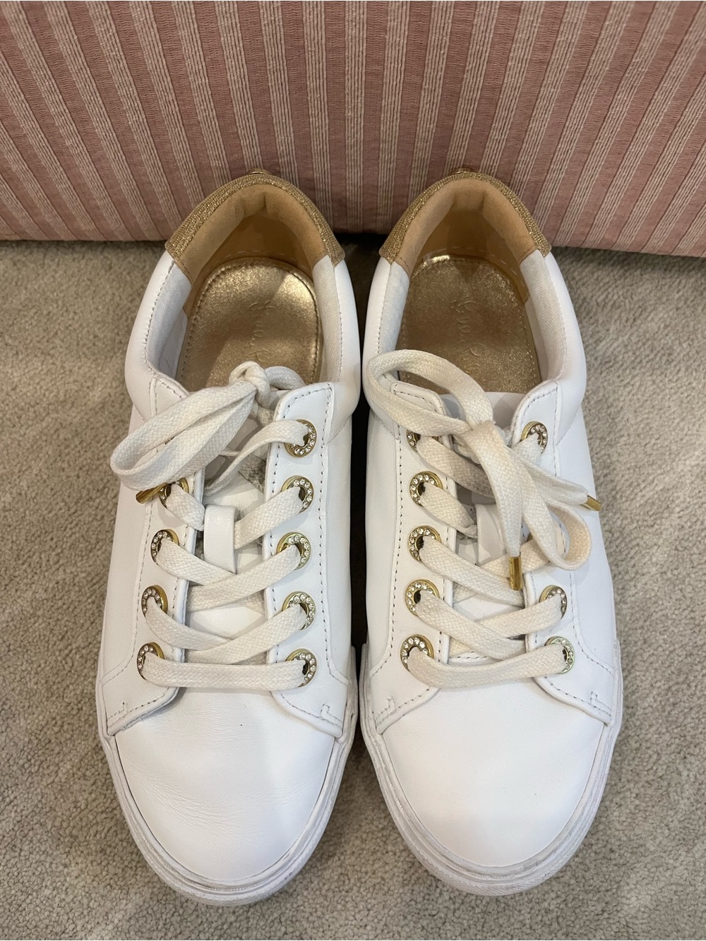 VGUC Lilly Pulitzer Leather Sneakers